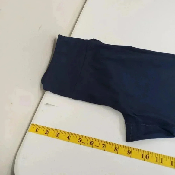 Athleta Womens Contender Aero Leggings Size S Blue Ombre Cropped Stretch - Picture 8 of 10